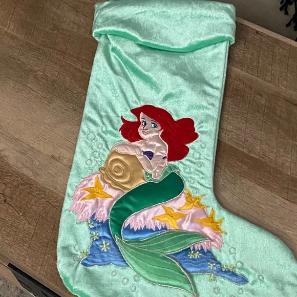 🆕Disney Little Mermaid Holiday Stocking Classic - Picture 3 of 7